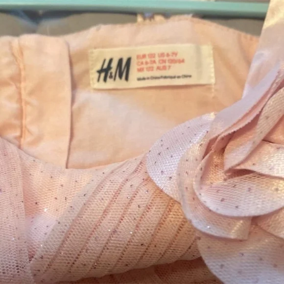 H&M girls glitter dress - Picture 6 of 7